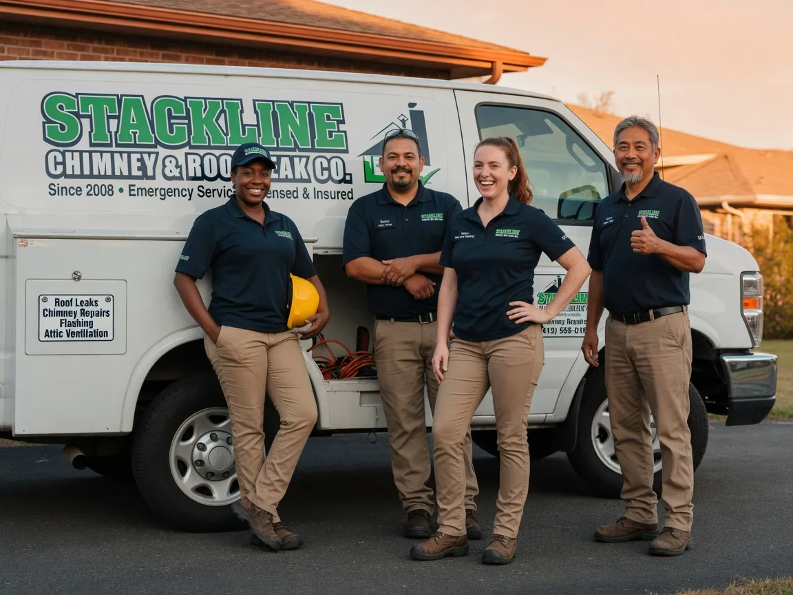 Chimney flashing repair company in Lisbon, ME